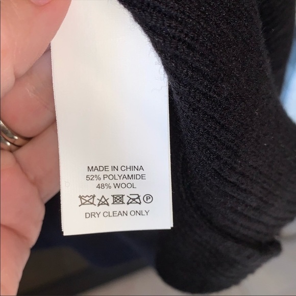 Kate Spade Floral Crochet Accent Bell Sleeve Peplum Sweater Small Wool NWOT - Picture 6 of 7